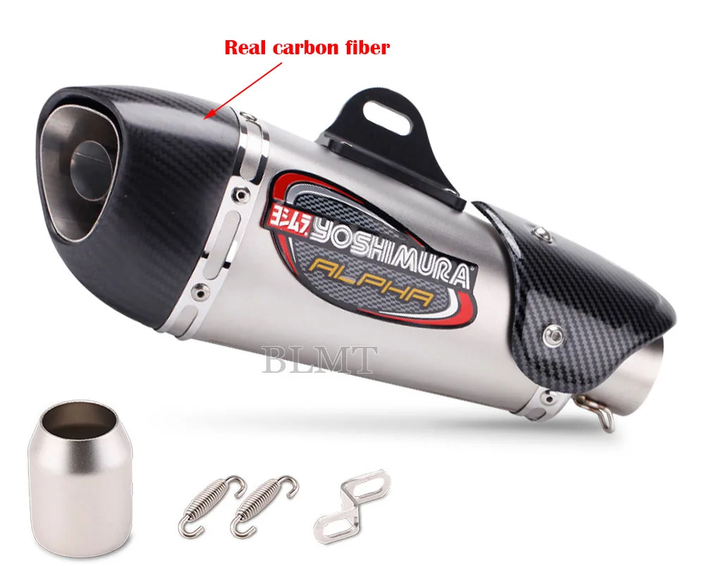 51 مللي متر دراجة نارية العادم الأنابيب يوشيمورا الهروب موتو الخمار عن Z650 Z900 ER6N R1 R3 MT07 MT09 S1000RR CBR650 مع ديسيبل القاتل #5