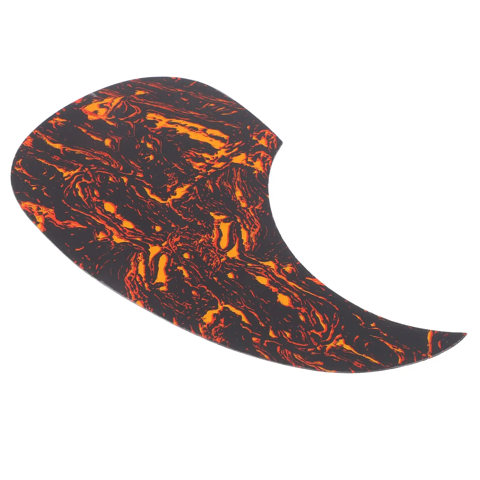 

Acoustic Guitar Pickguard Curve Plate Tan Sticker Anti- Plate Guitar Accessories Fit For Decoration Protect