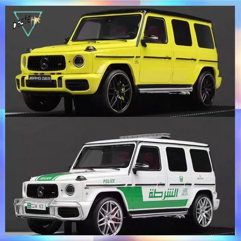 

1/18 художественная модель автомобиля Mercedes G63 AMG, модель из смолы, ограниченная серия, украшение для комнаты, коллекционный подарок на день рождения