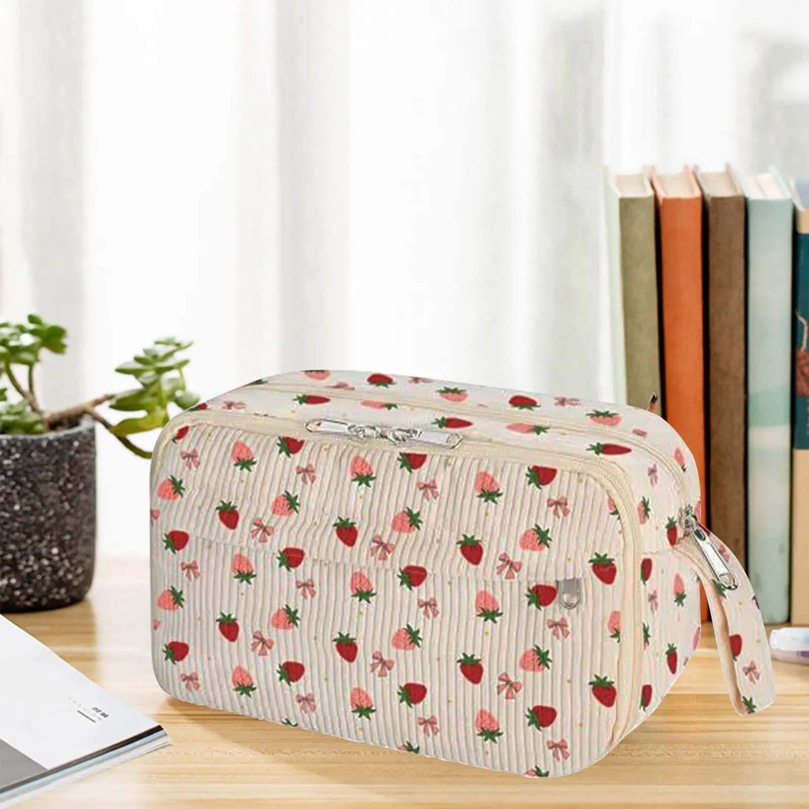 Pencil Pouch Pencil Case Aesthetic Organizer Pen Storage With Zipper And Compartments For Crayon Travel Cosmetic Craft Girls