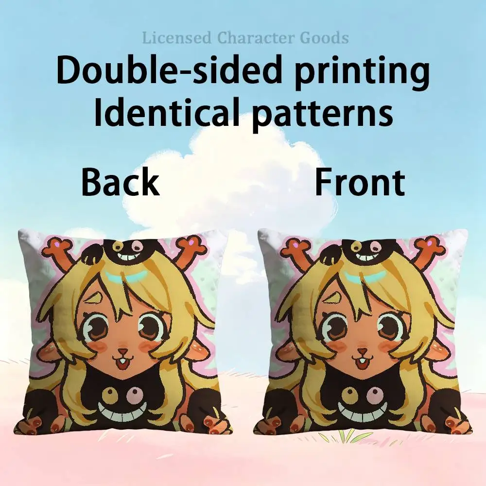 N-Noelle Print Cushion Cover Aesthetic Bedroom Decor 30x30 65x65 40x40 45x45 50x50 cm