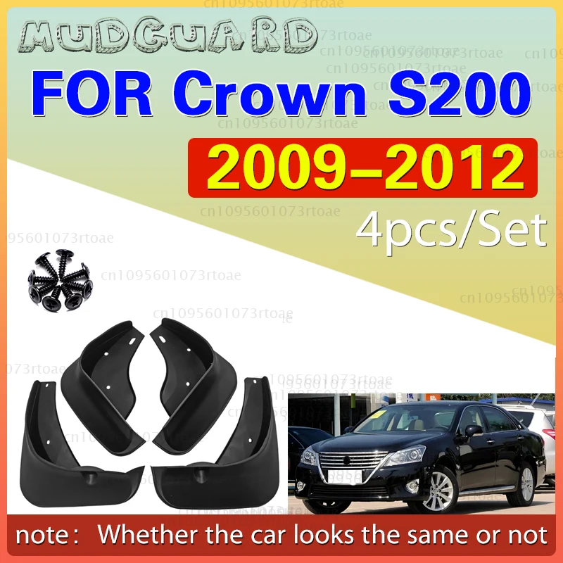 

Car Mud Flaps for Toyota Crown S200 2009 2010 2011 2012 Mudguard Splash Guard Fender Mudflapard Fender Mudflaps Auto Accessories