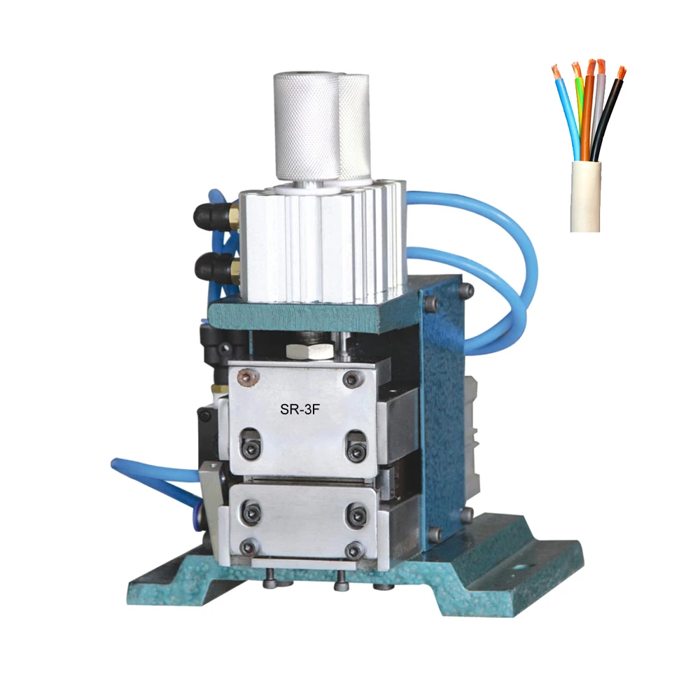 

SR-3F Pneumatic Wire Stripping Machine Stripper For Wires 2mm2