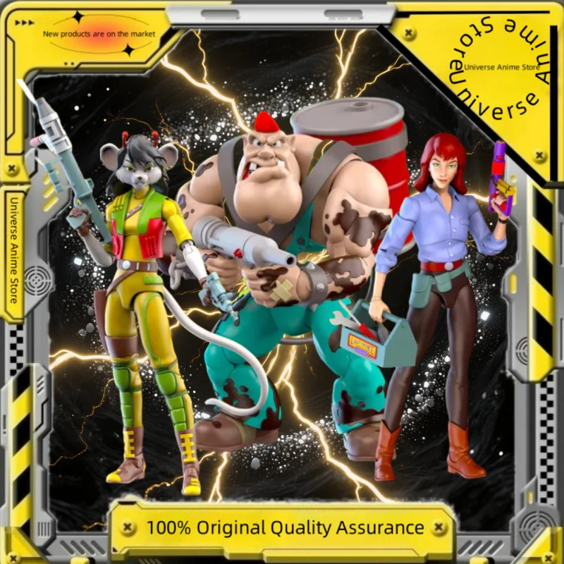 

【Coming Soon】 Nacelle Biker Mice From Mars Charlie Oil Stain Limburg PhD Carbin Аниме Фигурка Модель Статуя Игрушки Подарок