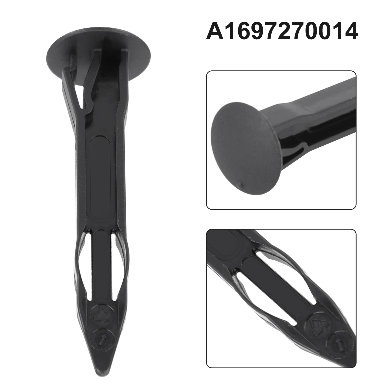 1× Door Card Cover Trim Clip A1697270014 For Mercedes A-class W169 W245 Plastic Black Door Interior Panel Clip Interior Parts