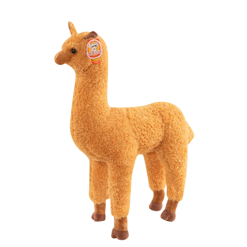 Imitation plush alpaca Toy Large ornaments Living room Shopping mall Wholesale Large Doll Gifts Birthday Opening DY10157