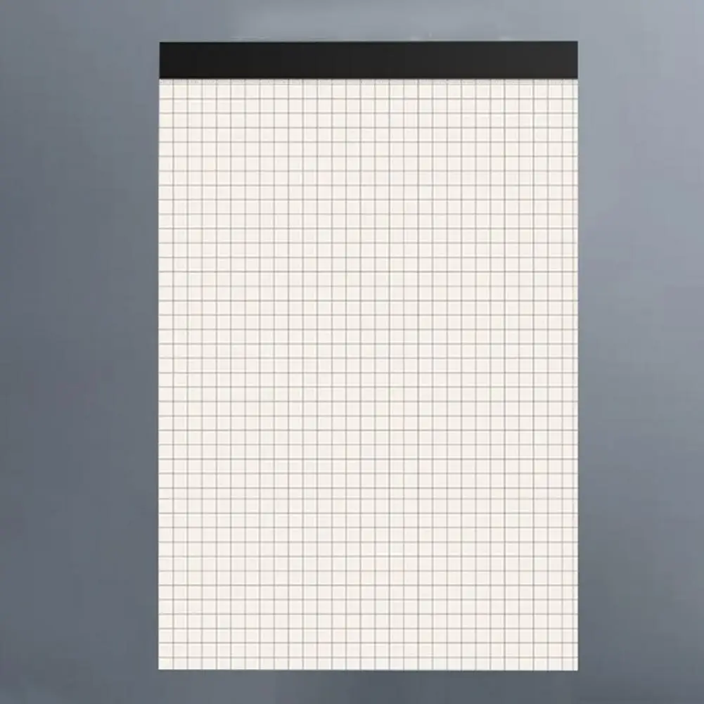 Cuadrícula de papel de cuadrícula geométrica, bloc de papel para hacer bocetos, tomar notas, 80 hojas, fácil de arrancar, cuaderno de papel gráfico A5/b5/a4