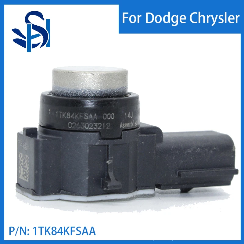Sensor de Estacionamento PDC para Dodge Challenger Chrysler e Jeep, Cor Radar, Dourado e Prata, 1TK84KFSAA
