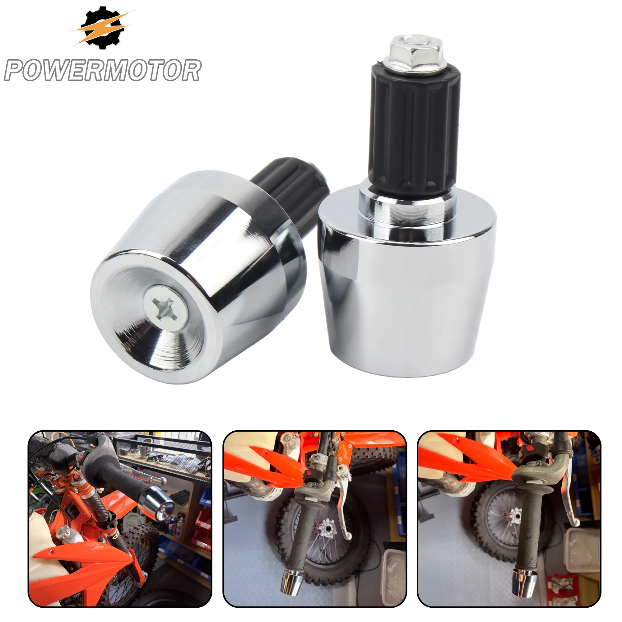 

Universal 7/8'' Motorcycle Handle Plug Handle Bar End Weights Handlebar Grips Cap For Yamaha Honda CBR Aprilia DirtBike Modified