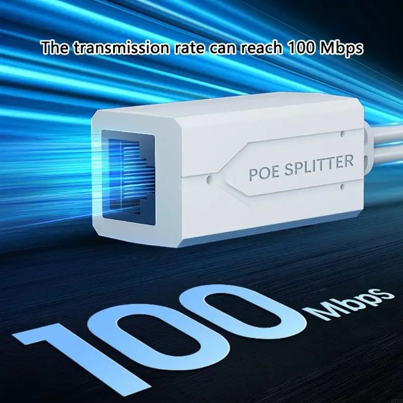 Lowly Profile Micros USB/Type c Poe Splitter Voltages Converters 40V To 5V With Compactly Design For Security Equipment