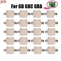 JCD 20 szt. CR1616 uchwyt baterii do Gameboy Advance kolor GB GBC GBA gra karciana