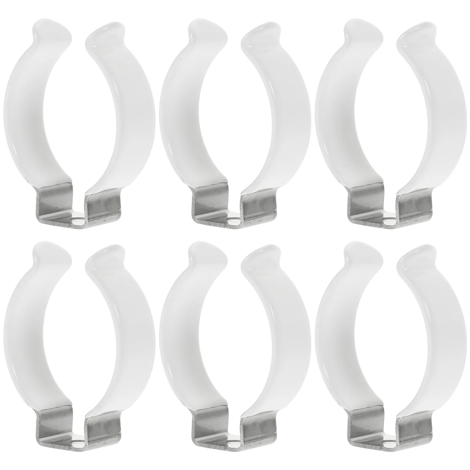 

6 Pcs Light Bulb LED Tube Protection Buckle Comment Fluorescent Support White Question