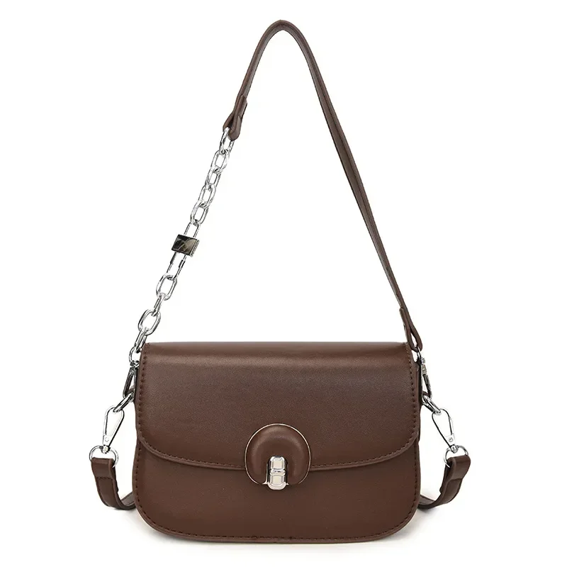 

Новое поступление 2025 года! Женская минималистичная однотонная сумка - роскошная универсальная сумка через плечо/через плечо | Высококачественный небольшой квадратный кошелек