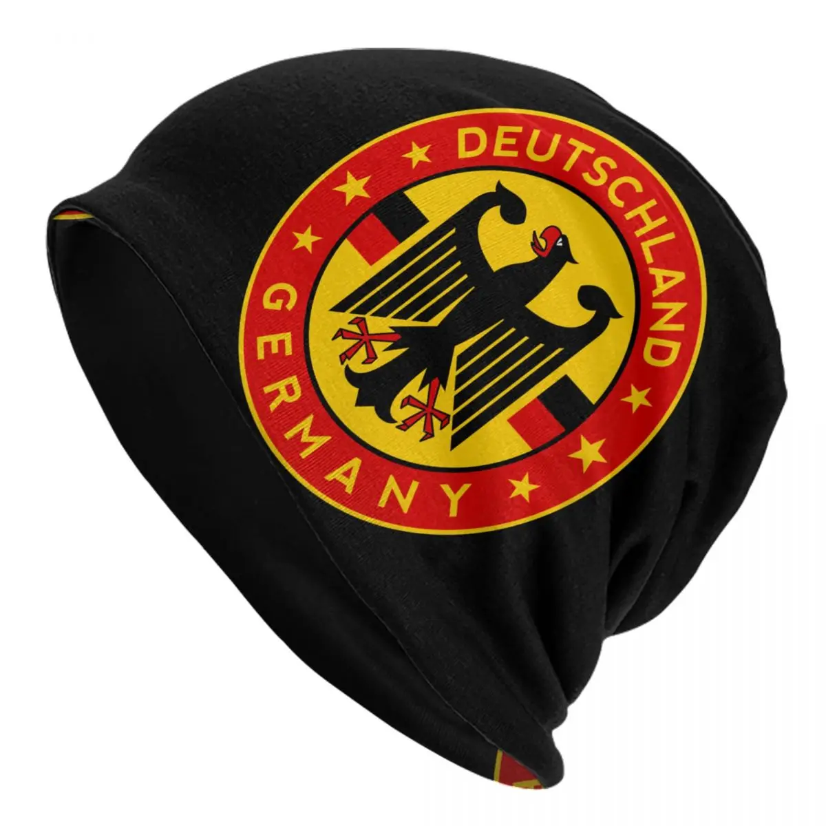 

German Flag Empire Germany Caps Eagle Coat of Arms Goth Adult Ski Skullies Beanies Hats Summer Warm Dual-use Bonnet Hats