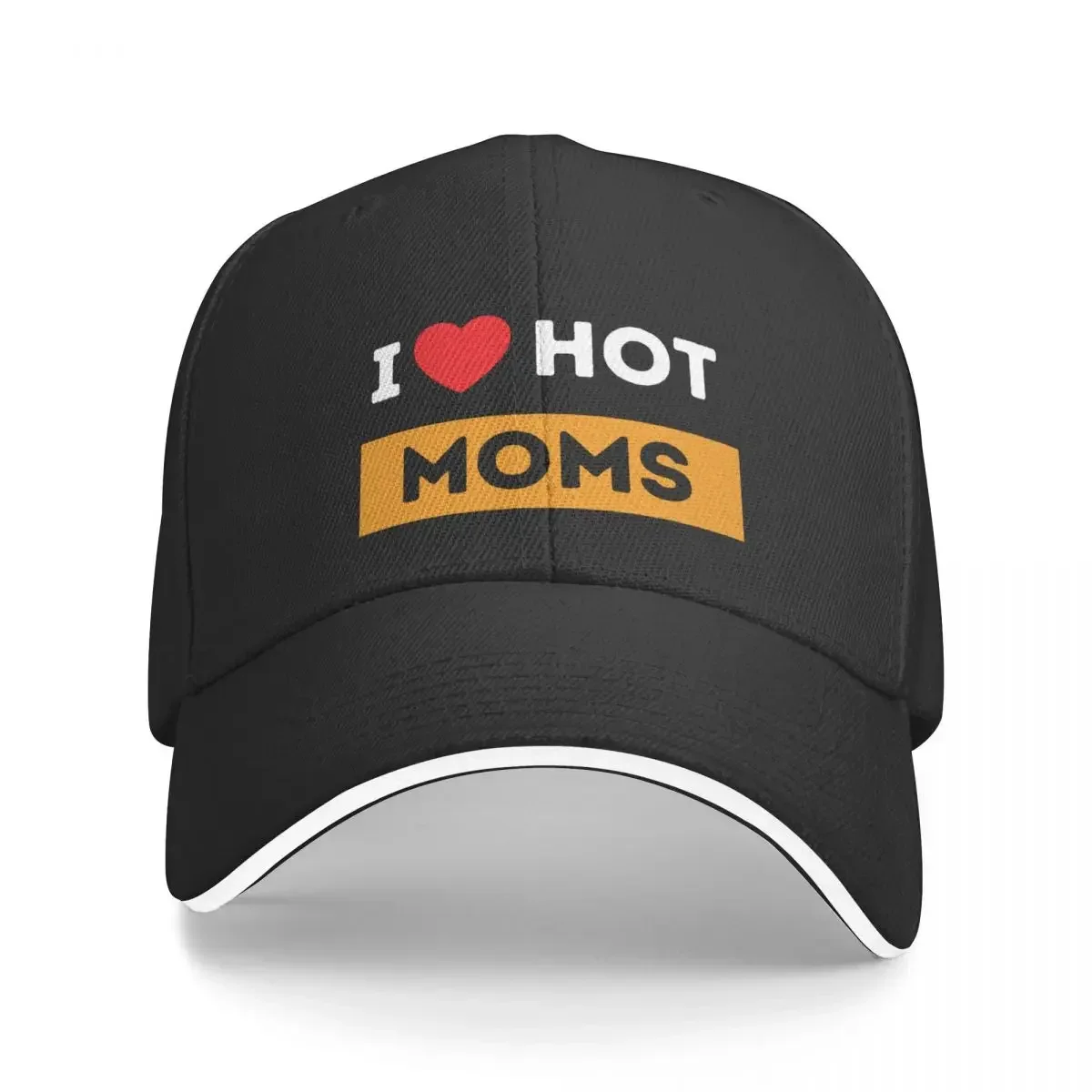 

I Love Hot Moms, hot milfs design for hot moms and milfs lover gift for men Baseball Cap