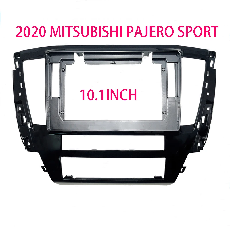 Moldura multimídia para Mitsubishi Pajero Sport, Auto-rádio, Frame áudio, Painel de painel, 10.1in, 2020