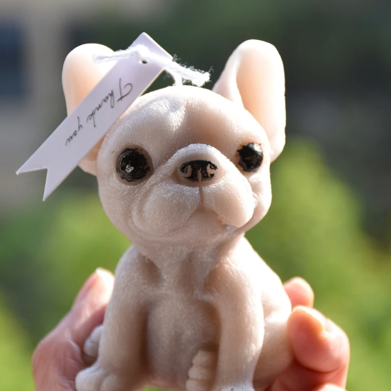 Silicone Mold Puppy Fondant Mould for Baking DIY Soap Decorating Tool