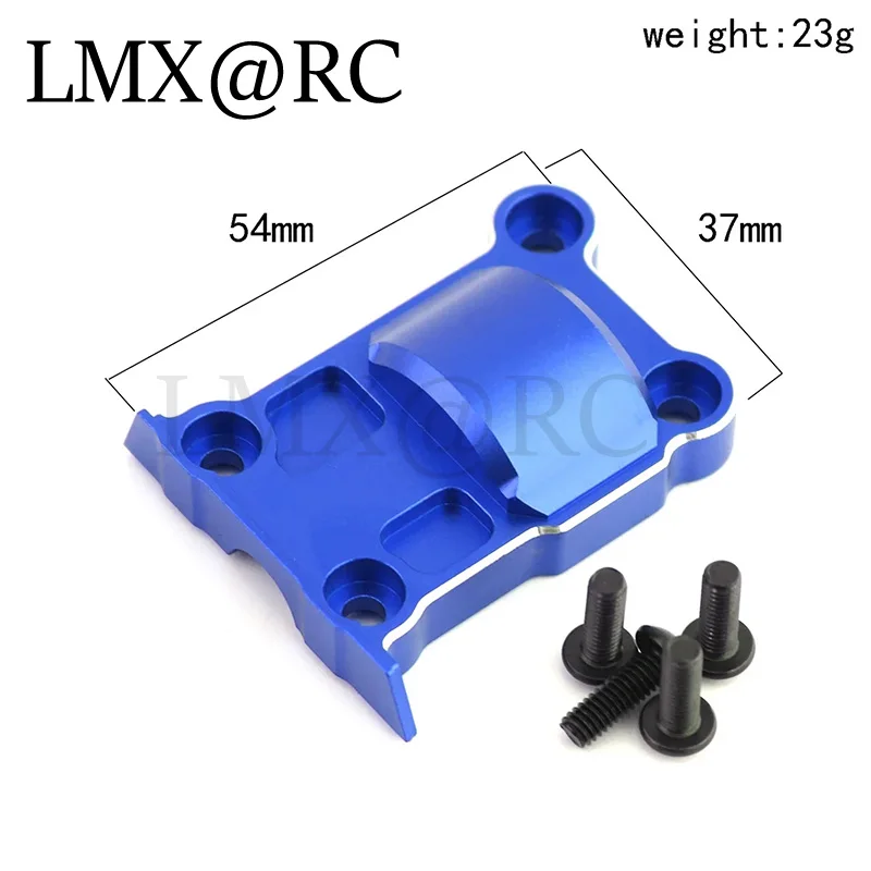 LMX RC cubierta de engranaje trasero de Metal 7780 para Traxxas 1/5 x-maxx Xmaxx 1/6 XRT RC Monster Truck piezas de mejora Accesorios