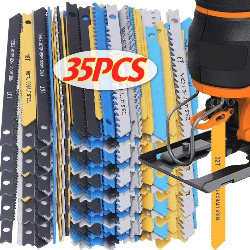 

6T/8T/10T/14T/18T/24T/32T набор полотен для лобзика, деревообрабатывающий кривый пильный диск, быстрая резка для дерева, пластика, металла, набор режущих инструментов