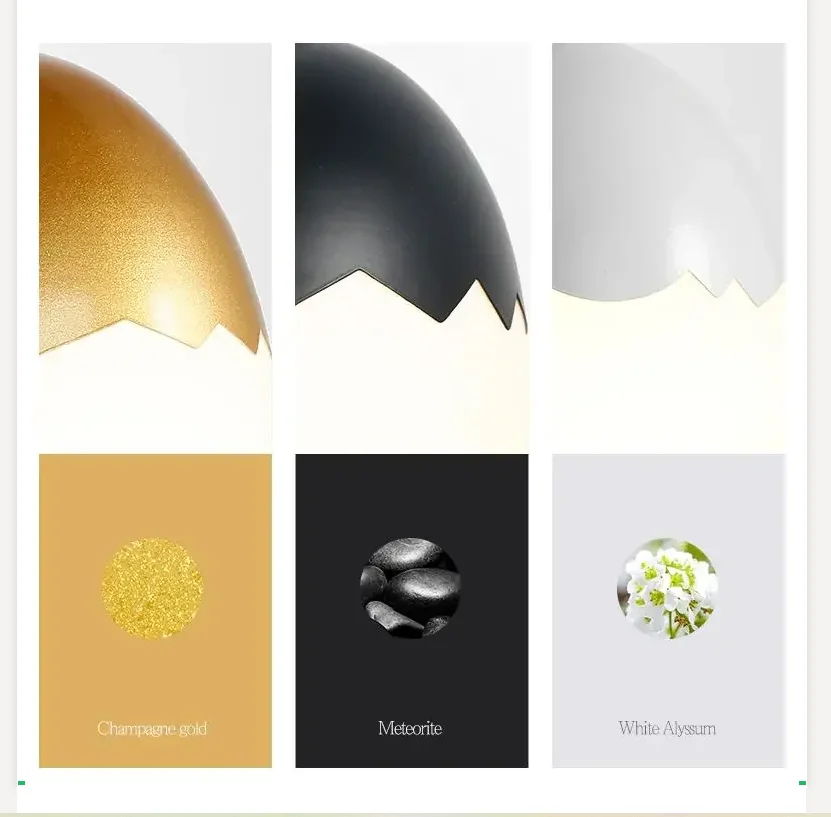 

Cracked eggs Modern minimalist Nordic staircase bedside living room creative bedroom aisle wall lighting
