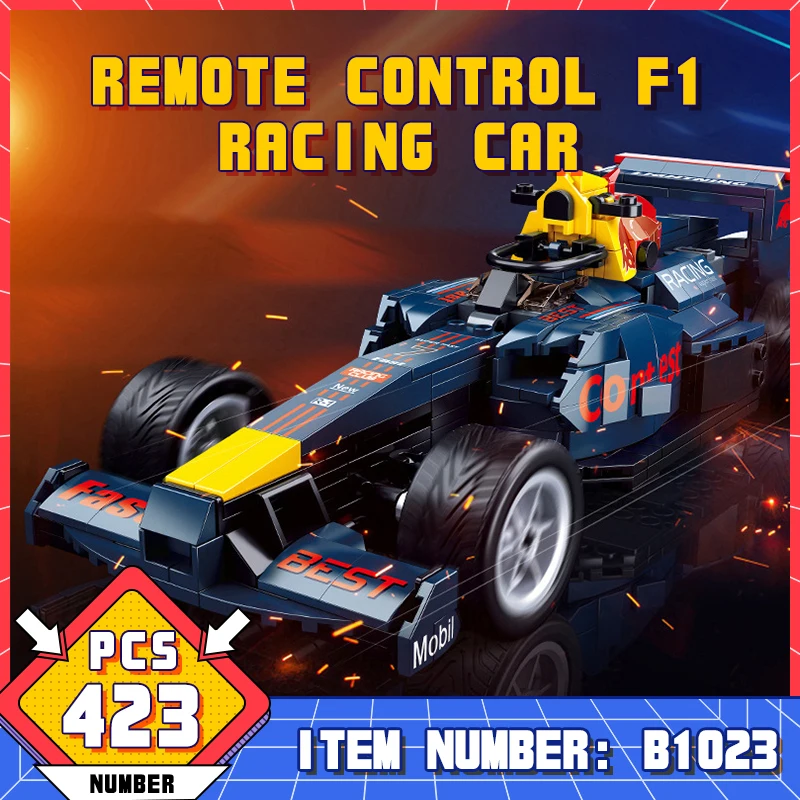

M38-B1023 Remote Controlled Racing Car Model Building Blocks Boys Charging Toy Car Children Day Classmates Friends Toy Gifts
