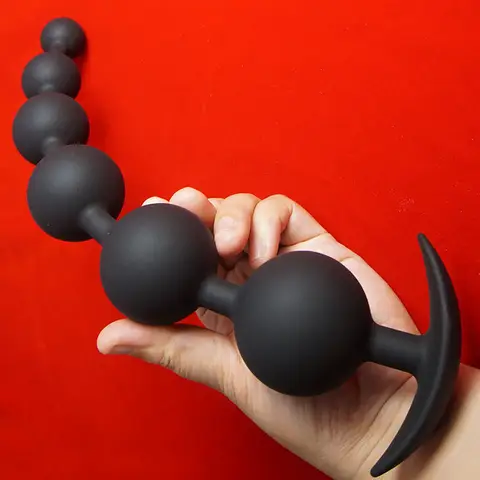 Long Annals Anal Beads Balls Training Sex Toys,Silicone Anus Ass But Butt Plugs,Analplug Buttplug Butplug,Prostate Massage