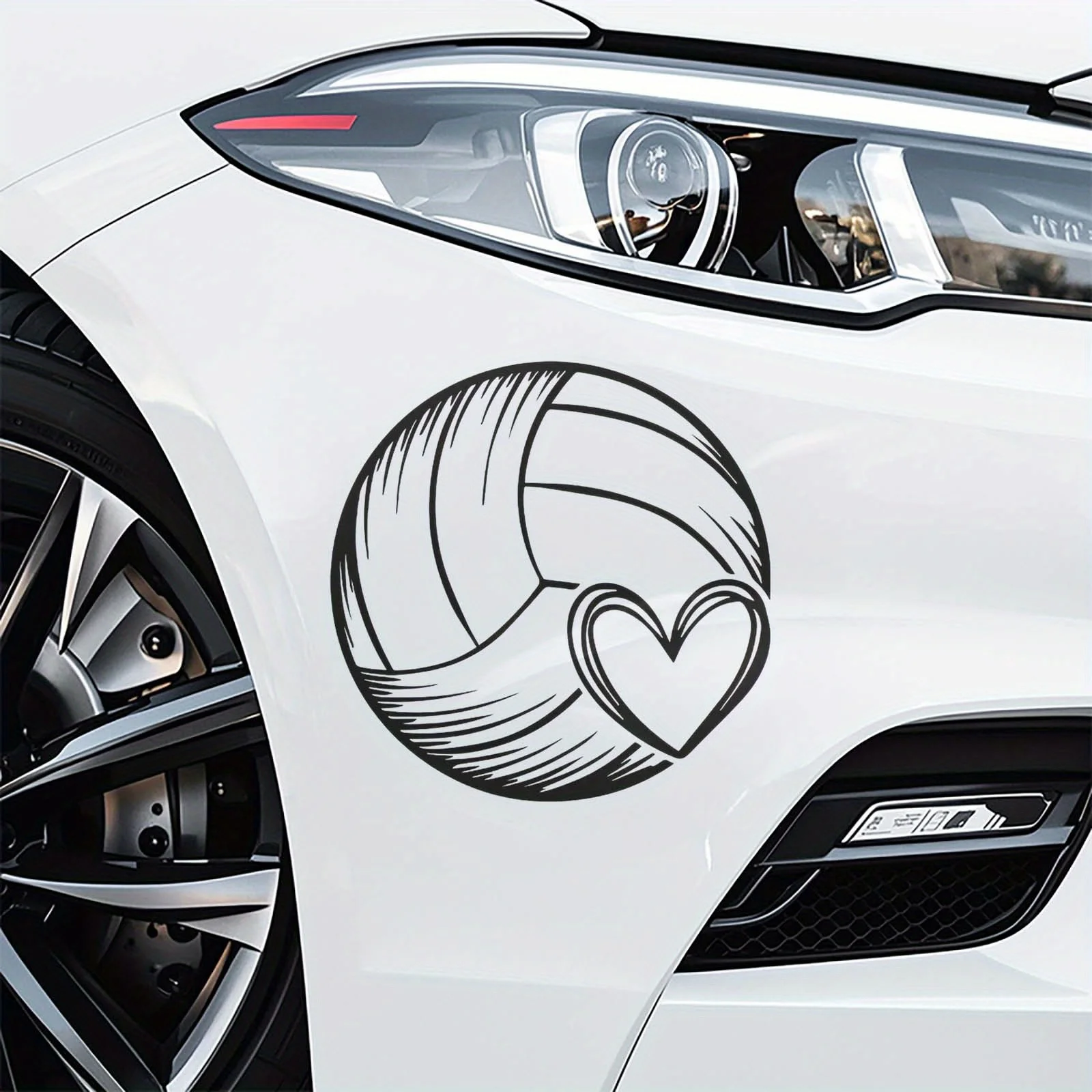 

2D плоская виниловая наклейка для мотоциклетного шлема, водонепроницаемая наклейка с дизайном в виде сердца для автомобилей, мотоциклов, бамперов, электромобилей, ноутбуков и холодильников