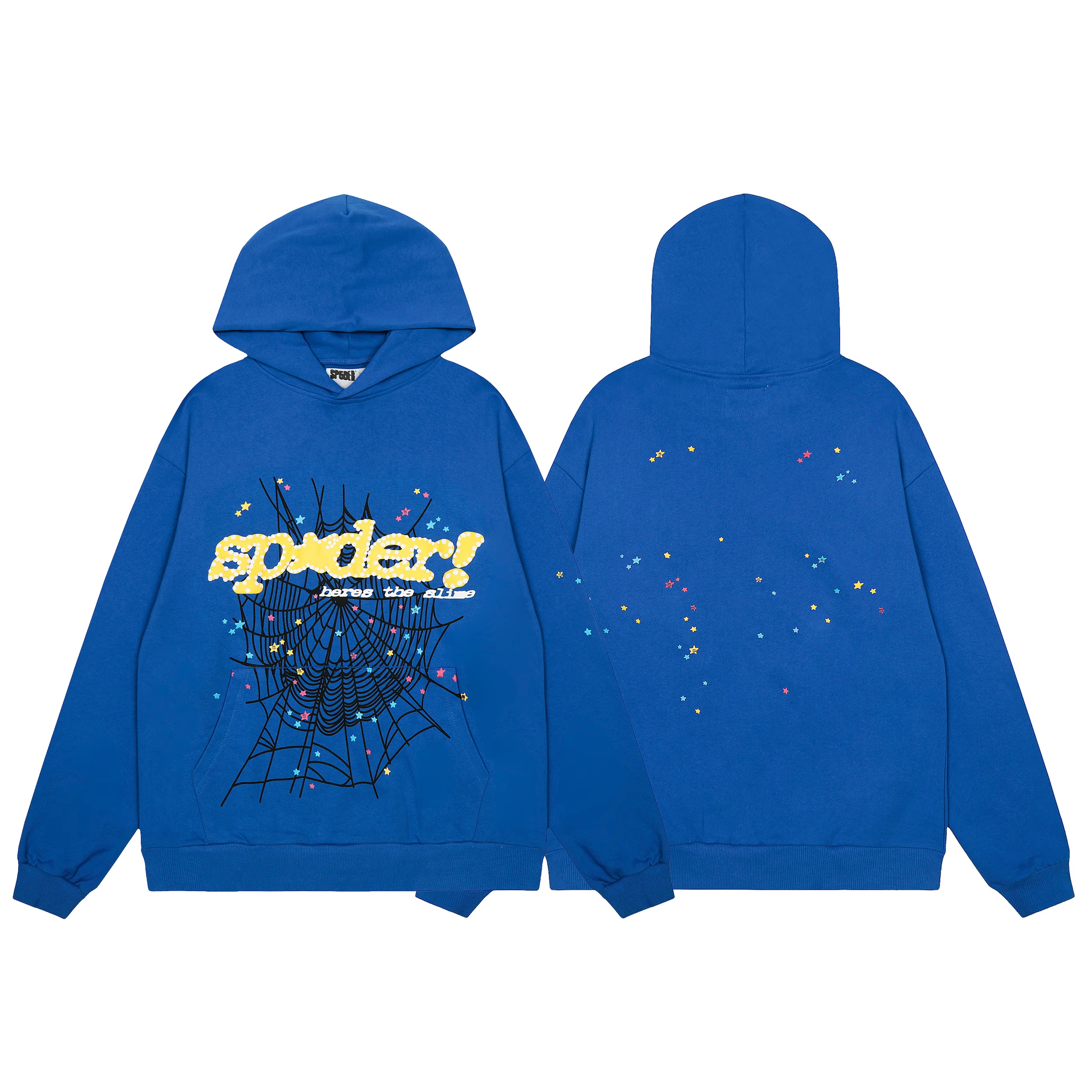 

Комплект из худи и джоггеров из чистого хлопка с принтом «пузыри» от американского модного бренда, зимняя повседневная спортивная одежда для пар