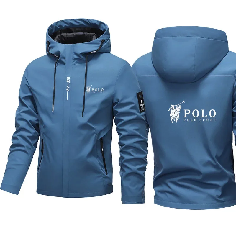 

2026 Men's Hooded Windproof Jacket, with a Casual Style and Lightweight Design Suitable for Wearing in Spring and Autumn Seasons