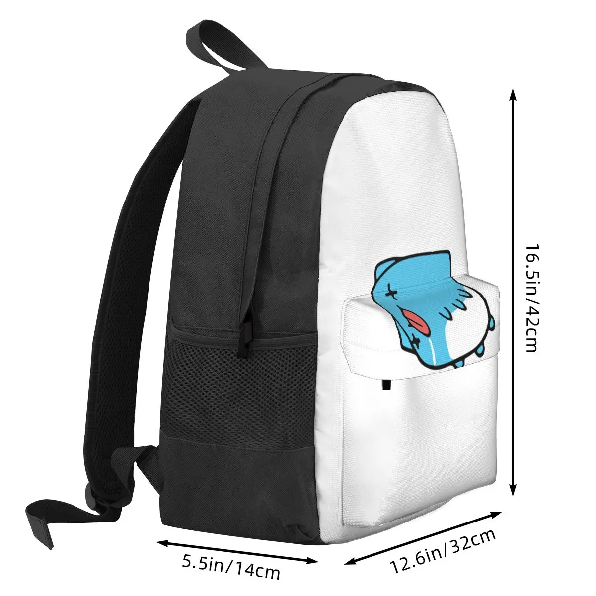 Comic Cat, Bug Cat Capoo Backpack Student BookBag Children School Bag Laptop Shoulder Bags for Boys Girls