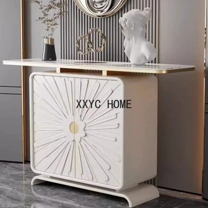 

Luxury Organizer Living Room Cabinets Porch Ark Wooden Display Entrance Cabinet Storage Closet Meuble De Rangement Furniture