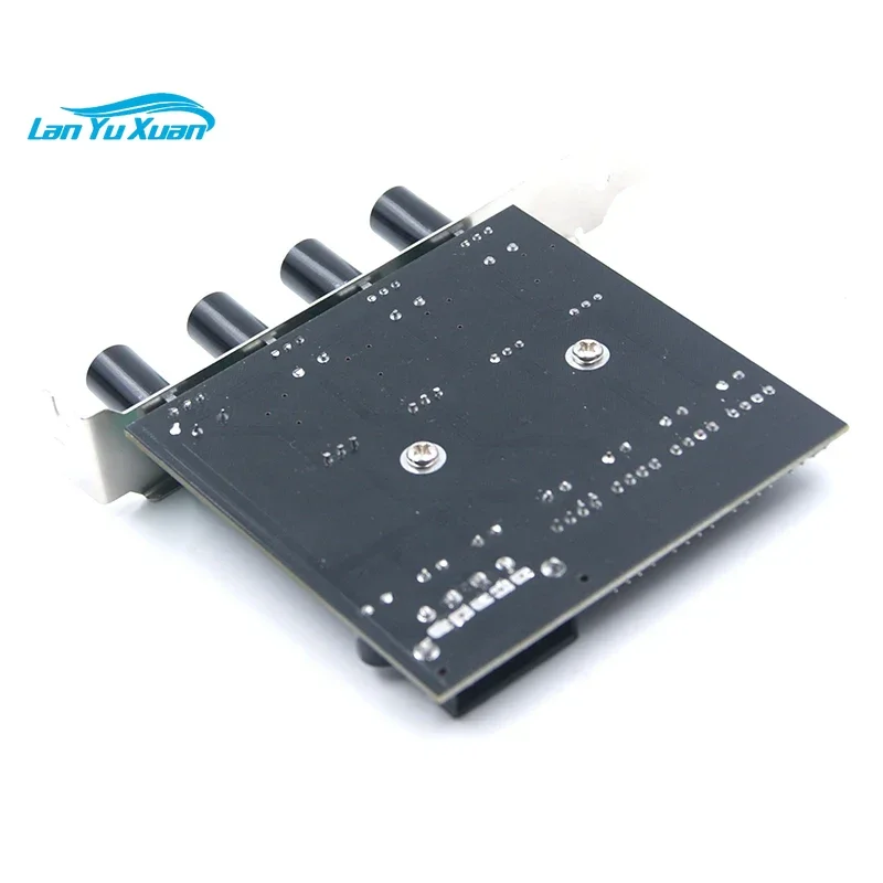 PCI Bit Chassis Fan Speed Controller 4-channel Control Stepless Speed Control Shutdown 12V Fan Speed Controller
