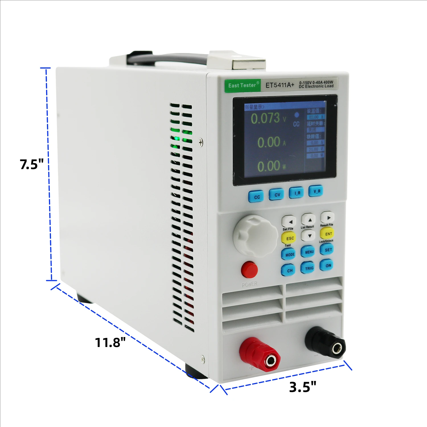 East Tester ET5410A+ 400W 150V 40A Programmable Electronic DC Load  Bank Electronic Testing Equipment