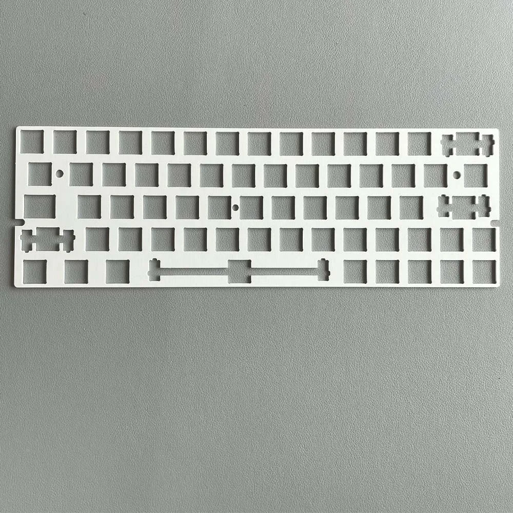 Dostosowana klawiatura mechaniczna GH60 61 64 Układ Solidna biała/czarna płyta FR4 Montowana na płytce PCB lub płyta montowana na płycie — zdjęcie produktu 7
