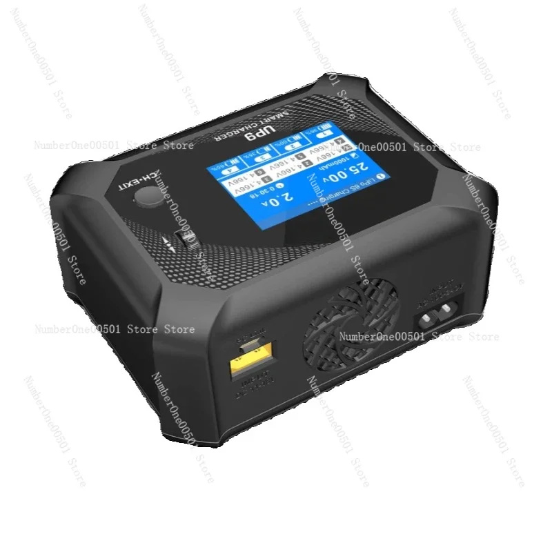 UP9 100W four-channel model aircraft lithium battery charger IPS color screen AC/DC wide voltage