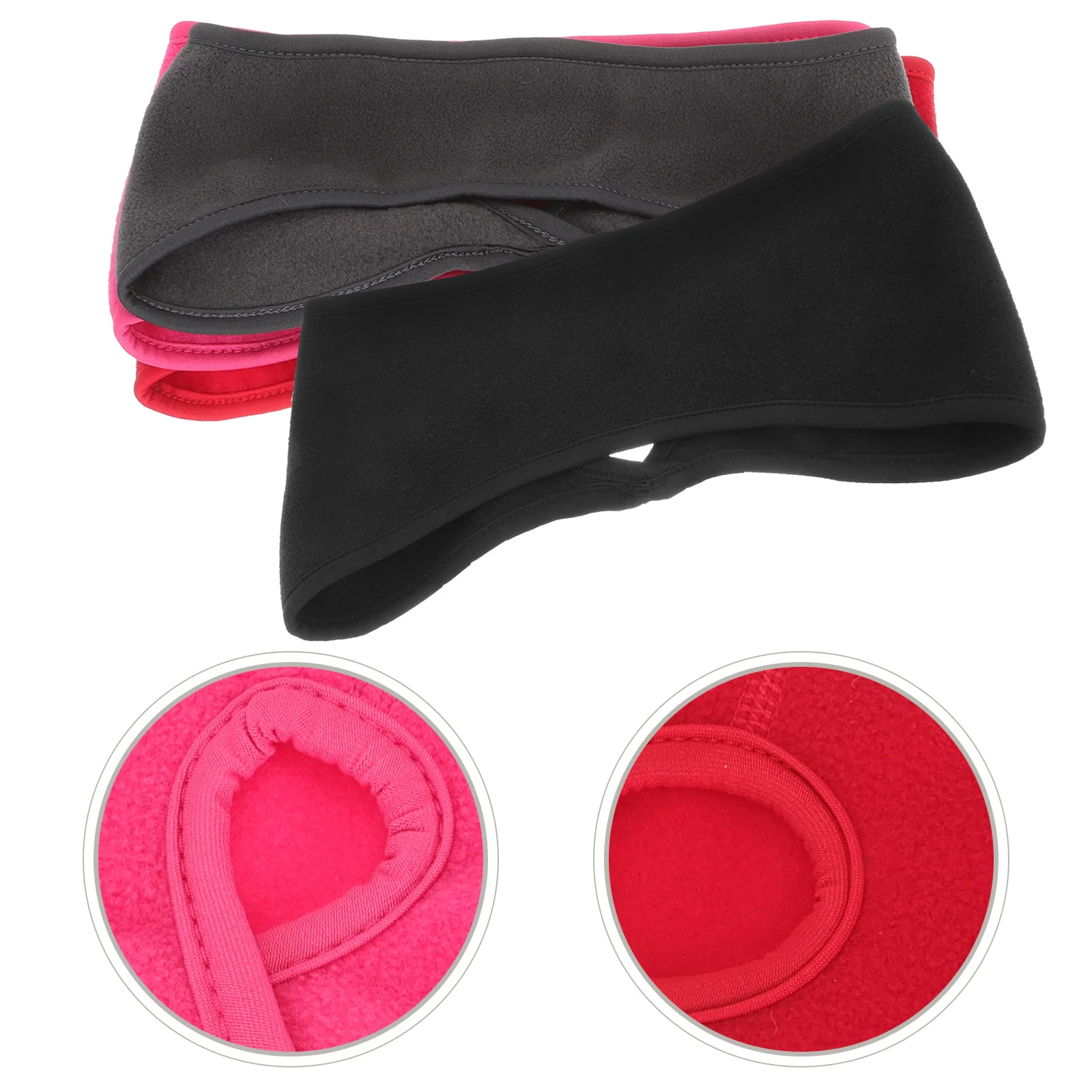 

4Pcs Winter Headband with Full Ear Coverage Windproof Warmth Retention Outdoor Sports Ear Protection Hairband Soft Elastic