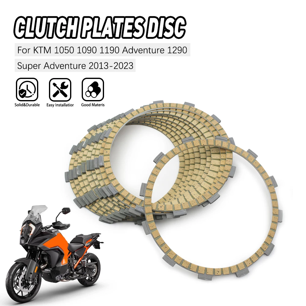 

Motorcycle Friction Clutch Plates Disc For KTM 1050 1090 1190 Adventure 1290 Super Adventure 2013-2023