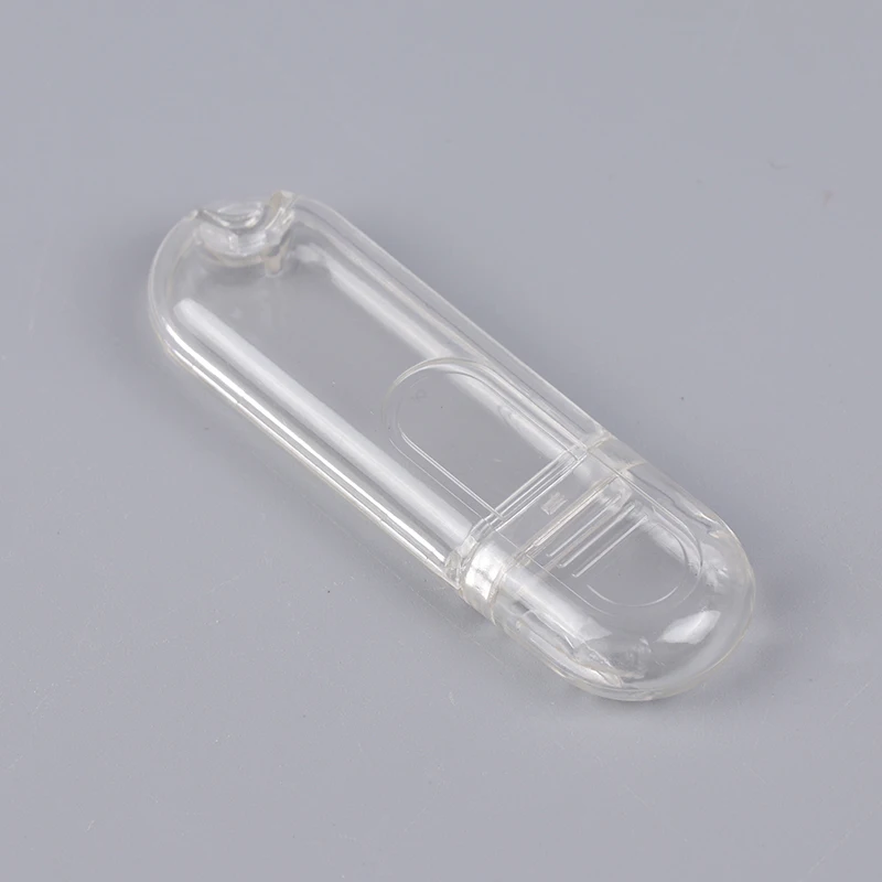 Small Plastic Instrument Enclosure USB Stick Junction Housing Plastic Transparent U Disk Enclosure Plastic U Disk Housing