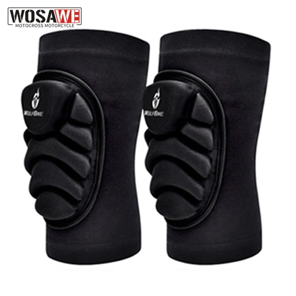 

WOSAWE EVA Motorcycle Knee Pads Guards Elbow Racing Off-Road Protective Kneepad Motocross Brace Protector Motorbike Protection