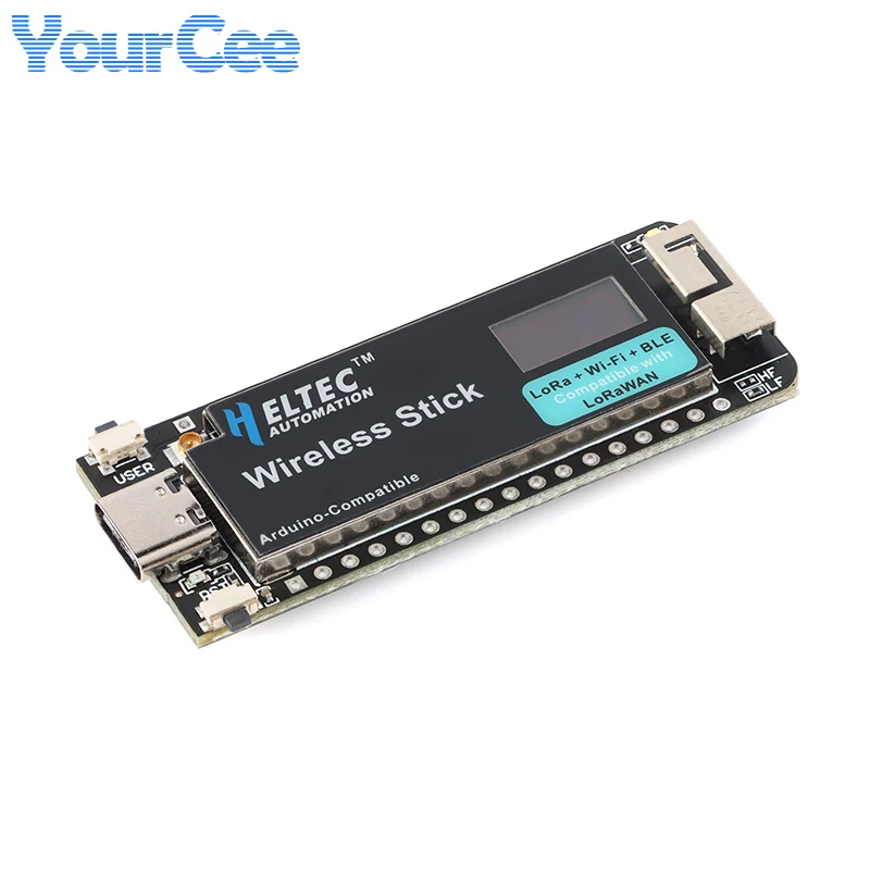 ESP32 Wireless Stick Development Board 433-510M 863-928MHz SX1262 LoRa WIFI BLE Module LoRAWAN CP2102 0.49 Inch OLED For Arduino