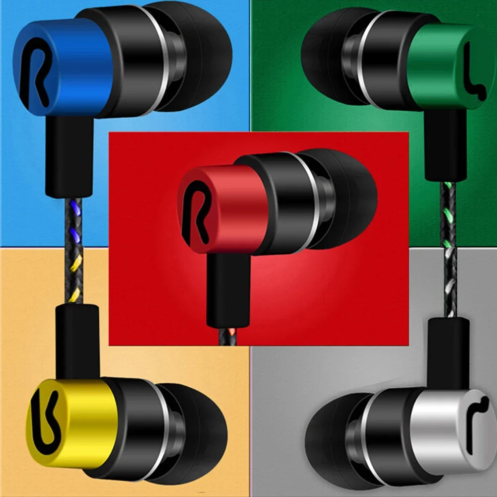 New 3.5mm In-Ear Wired Headphone 2 Basic Box Bass Stereo Earbuds Mobile Headphone Noise Cancelling Superb Bass Stereo Earphone