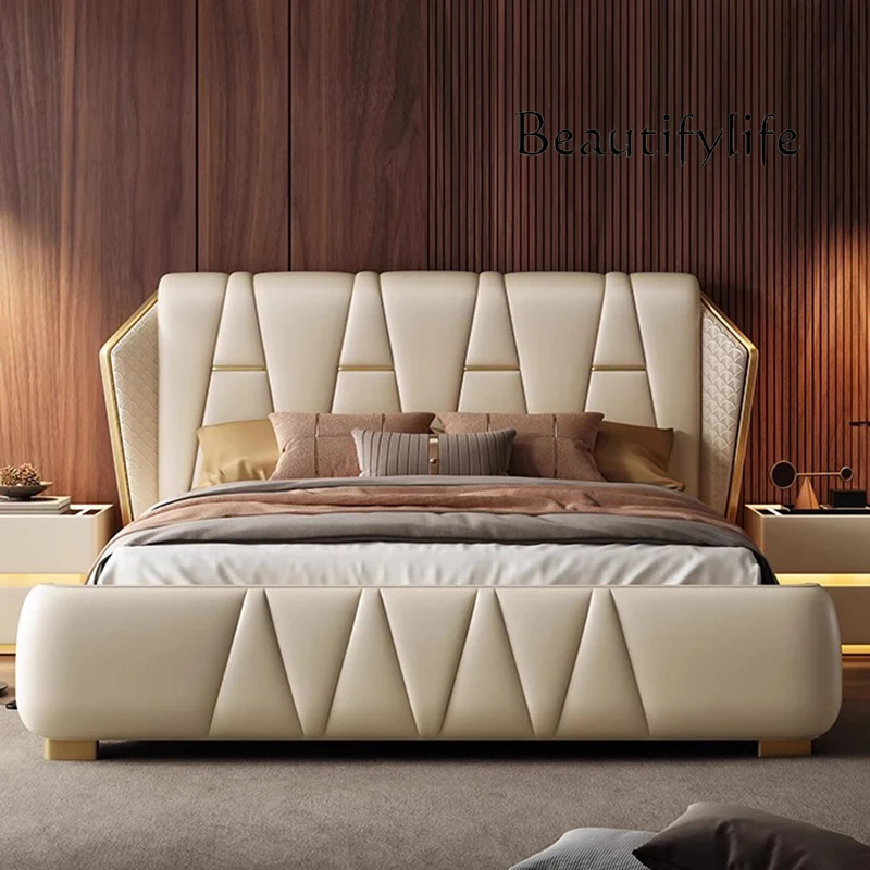 

X Luxury Sofa Massage Bed Modern Design Bedroom Frame Bed European Simple Princess Sleeping Letto Matrimoniale Home Furniture