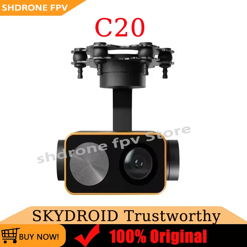 Skydroid C20 Drone Three-Axis Night Vision Gimbal Camera 1080P 22x Optical Zoom for Remote Control Drone