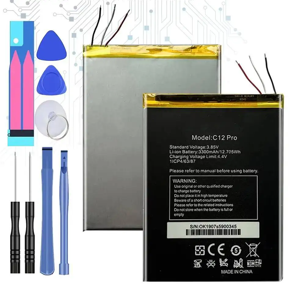 

Mobile Phone Battery High-Capacity For Oukitel C12 Pro 3300Mah