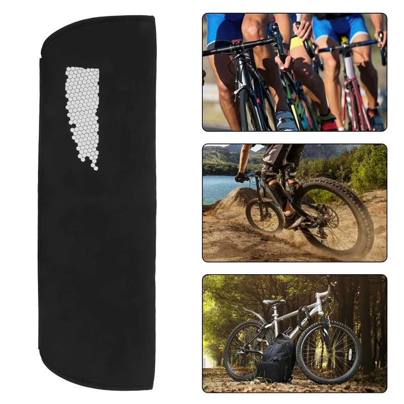 E-Bike Battery Protective Cover With Reflector,Protects Against Cold&Dirt,Universal Protection Cover Fit Most Bike Frame