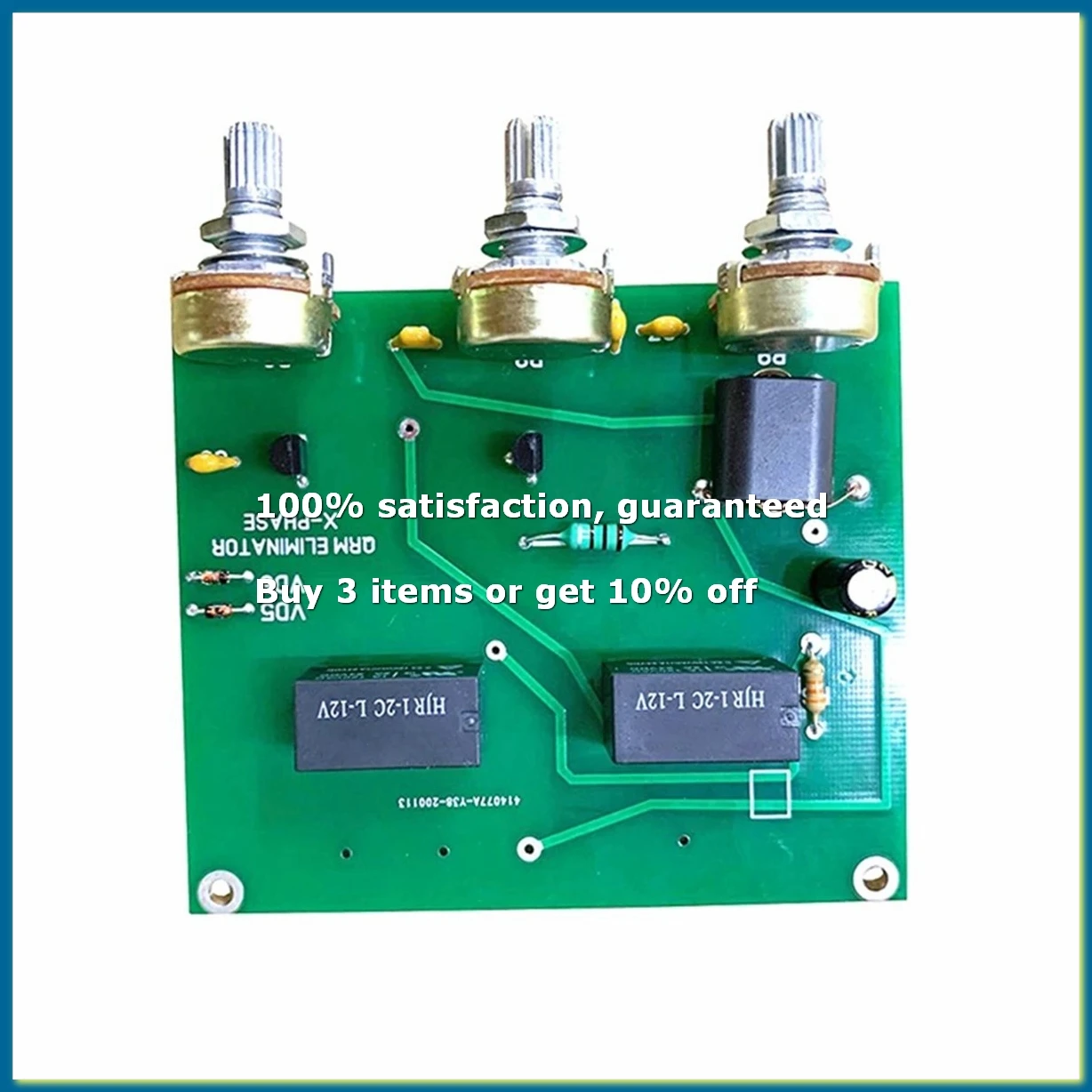 ●QRM Canceller Eliminator X-Phase 1.8-30MHz HF Band PTT Control Finished Eliminator Board Built-In PTT Control