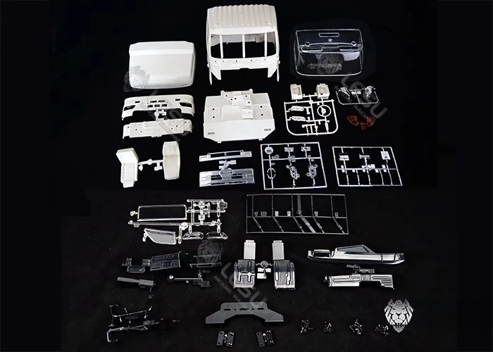 1/14 Lesu Hino 700 cabin body. Tamiya dump truck hard body. 1/14 rc truck diy parts.