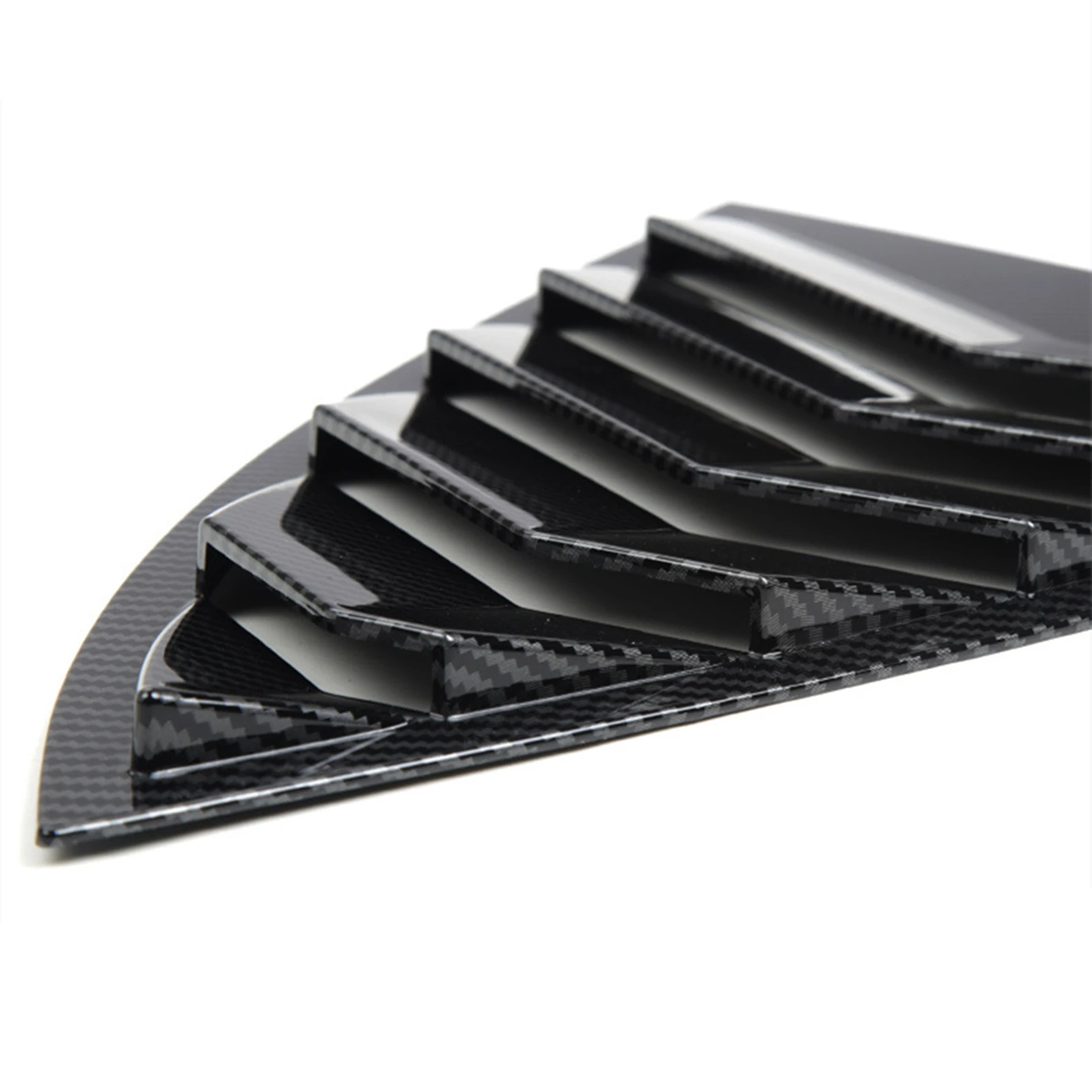 

Car Rear Side Window Louver Cover Shutter Trim For Tesla Model Y 2020-2024 Triangle Windshield Shades Blind Cover Decor Trim