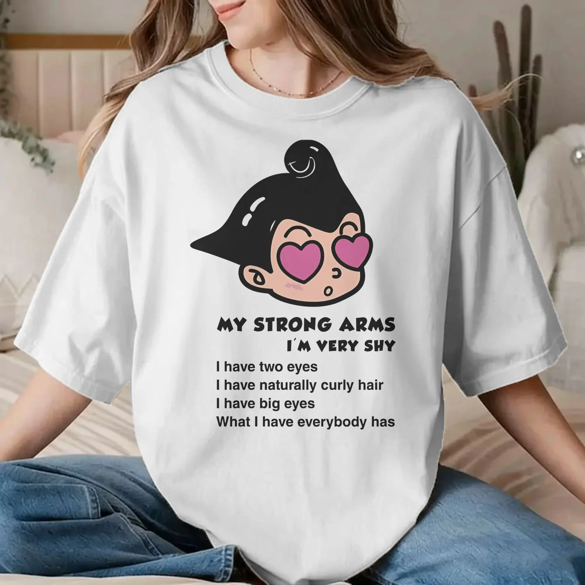 Men Women's My Strong Arms Astroboy T Shirts Astro Boy Pure Cotton Clothing Leisure O Neck Tee Shirt Gift Idea T-Shirts
