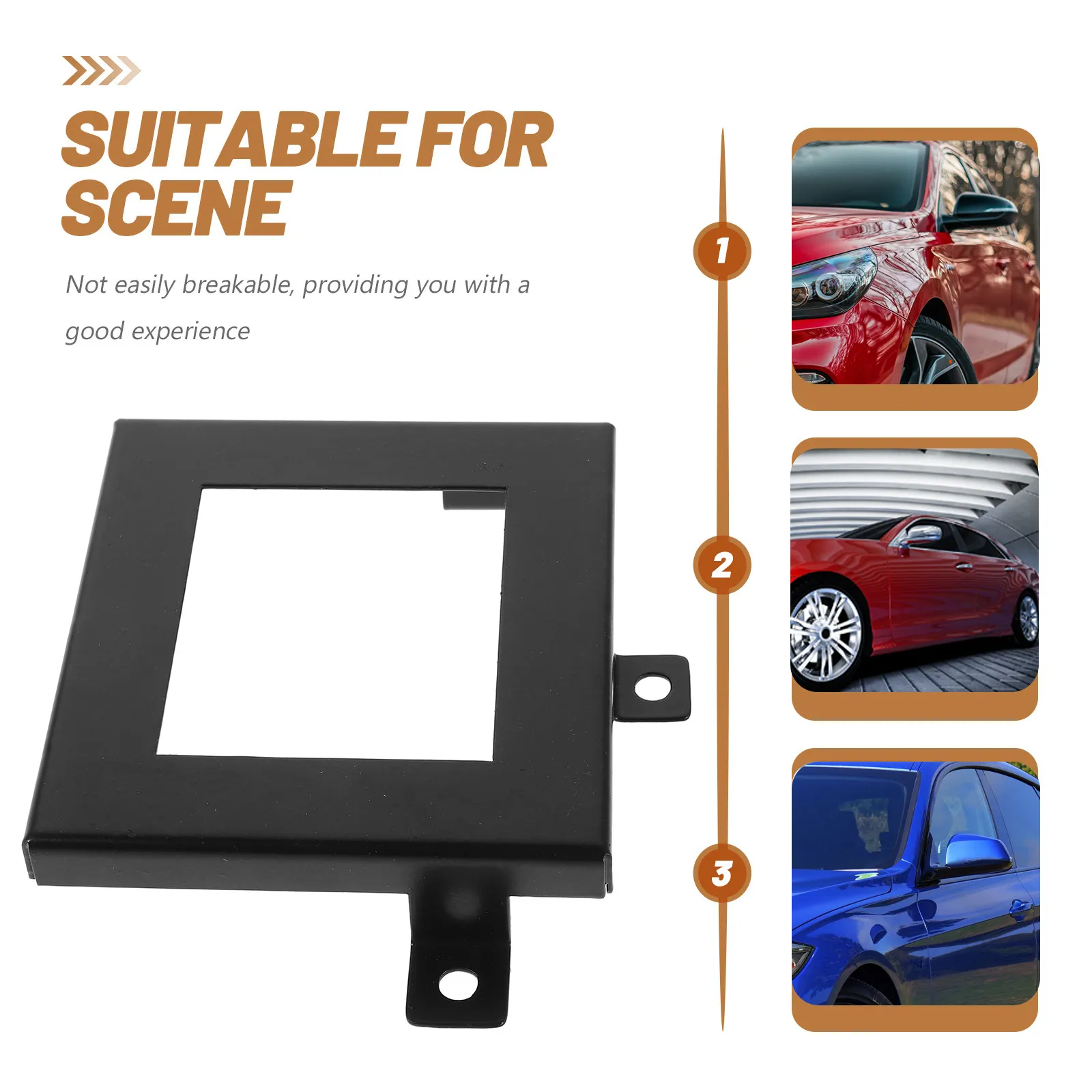 Front Radar Sensor Protector Cover High-Strength Metal Automotive Sensor Protection Accessory for Driver Assistance Systems